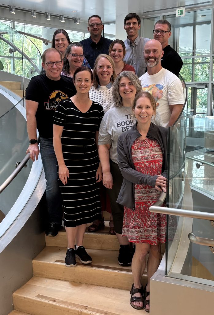 Members of the editing and publishing research group